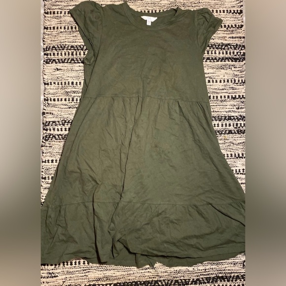 Knee length Army Green Maxi Dress - Picture 1 of 2